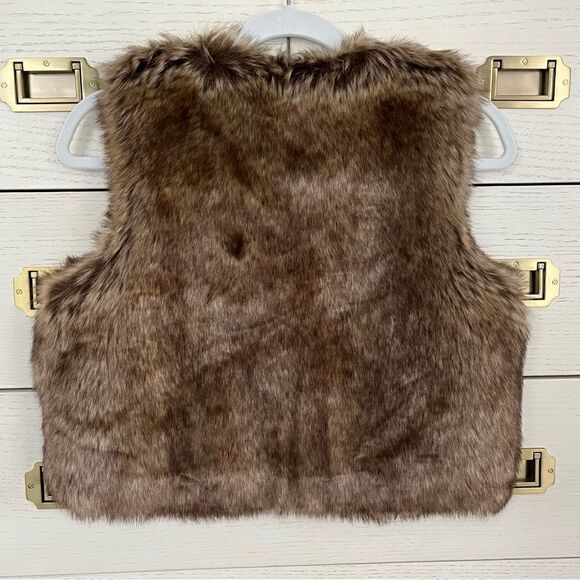 Polo Ralph Lauren Girls Kids Faux Fur Vest Gilet, Large 12-14, Perfect Condition - Picture 3 of 6